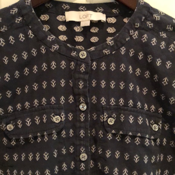 LOFT Button down Blouse - Picture 2 of 3